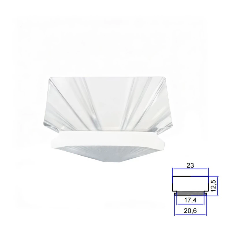Akryl Transparent Ekstrudert Lampeskjerm