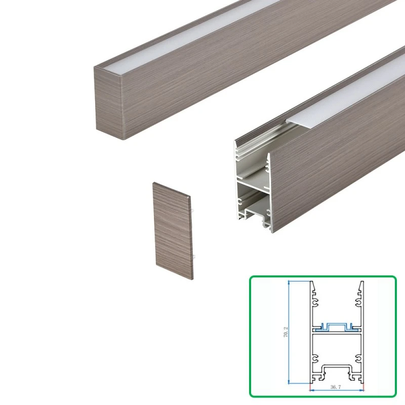 Ekstrudert Office Light Housing Kit